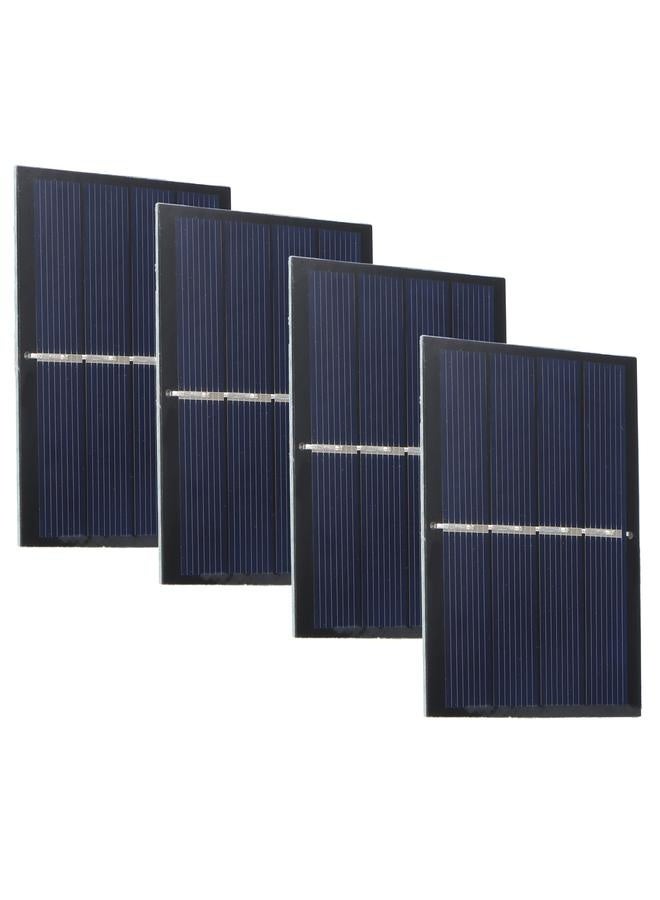 NIBEMINENT 4Pcs 0.65W 2V DIY Solar Panel Module System for Solar Toy Light Battery Charging 60x80mm  - Image 3