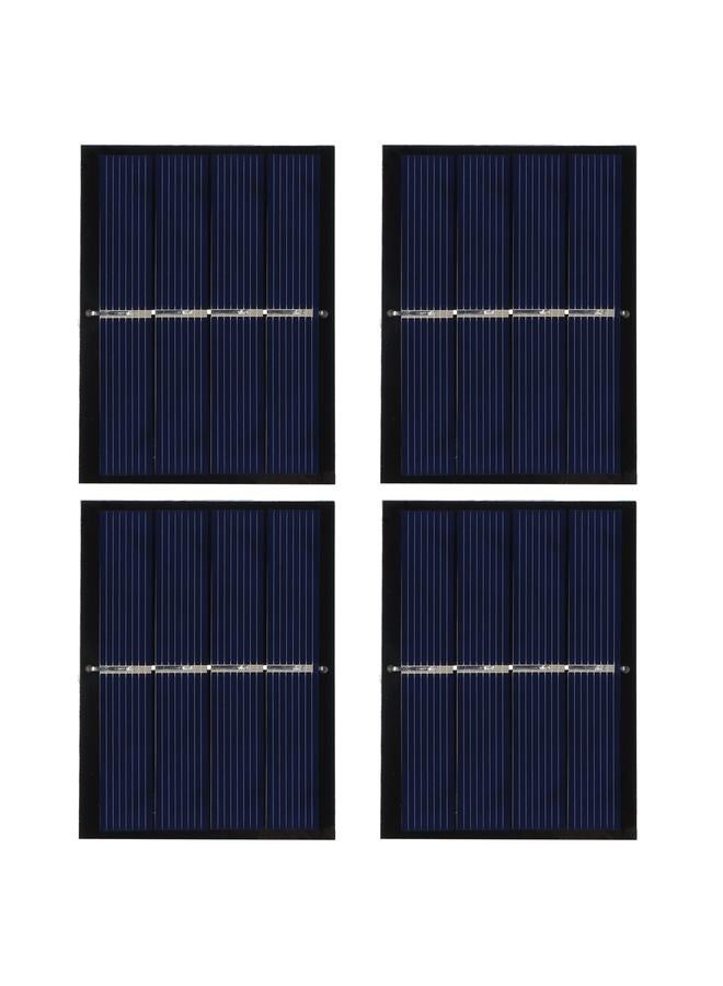 NIBEMINENT 4Pcs 0.65W 2V DIY Solar Panel Module System for Solar Toy Light Battery Charging 60x80mm  - Image 1