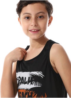 Caesar Front Printed Sportive Tank Top  - Image 3