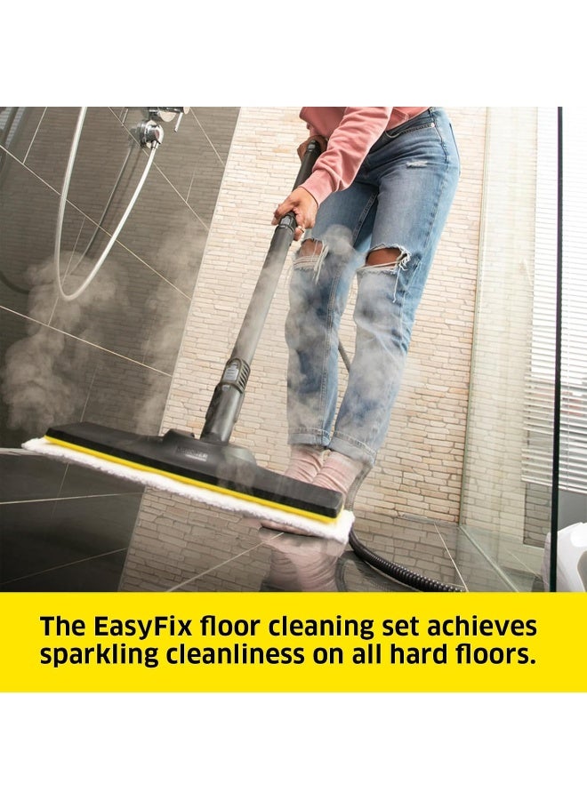 KARCHER SC 5 EasyFix Premium Steam Cleaner with Iron Plug – 4.2 Bar, 2200W,Continuous Refill, VapoHydro, Hygienic Chemical-Free Cleaning for Floors, Kitchen, Bathroom & Garments 2250 W 15126630.0 White - Image 4