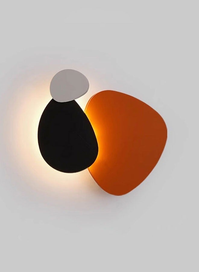 ٍSiera Light Modern colored wall orange + white + black small 28 cm warm light 20 watt  W6765 - Image 1