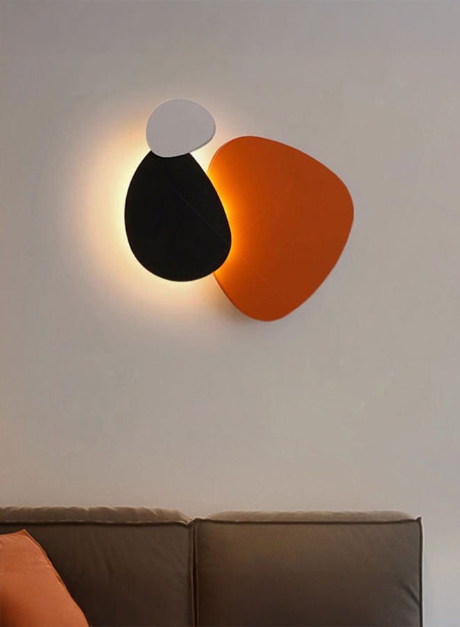 ٍSiera Light Modern colored wall orange + white + black small 28 cm warm light 20 watt  W6765 - Image 2