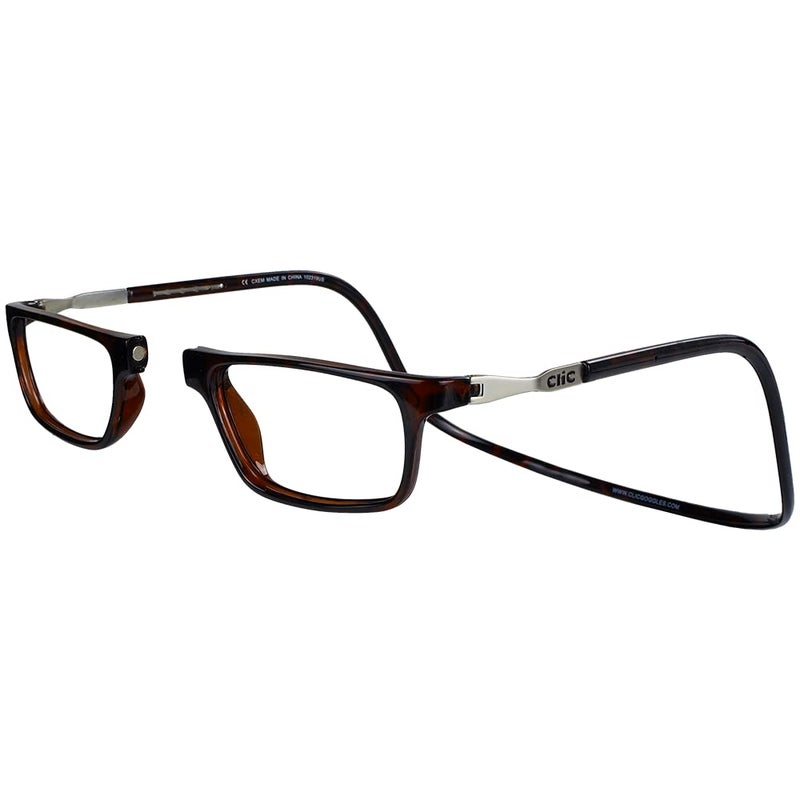Clic Magnetic Reading Glasses for Men or Women Computer Readers Executive XL XLXXL Tortoise 250 Magnification