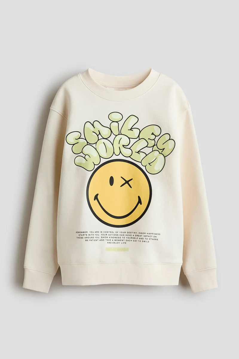 H&M Print-motif sweatshirt