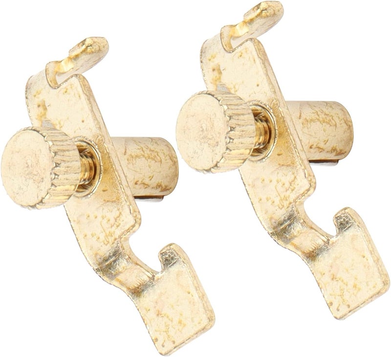 LiebeWH 2Pcs Fine Tuner Professional Metal String Tune Adjuster Gold Plated Clips for Enhanced Stable Pitch and Sensitive Tuning - Image 1