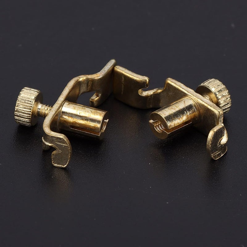 LiebeWH 2Pcs Fine Tuner Professional Metal String Tune Adjuster Gold Plated Clips for Enhanced Stable Pitch and Sensitive Tuning - Image 4
