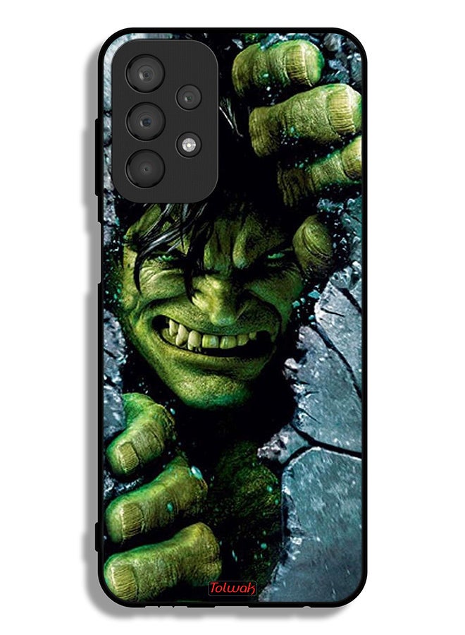 Tolwak Samsung Galaxy A23 4G Protective Case Cover Incredible Hulk - Image 1