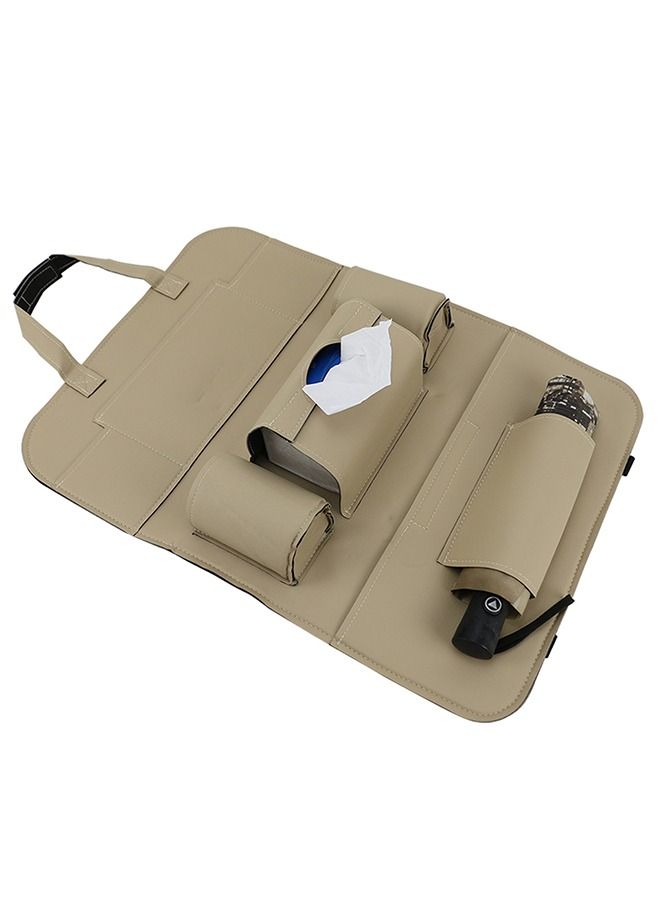 Premium Car Seat Back Organizer Travel Accessories Seat Protector Back seat Protector and Cup Holder Organizer - Image 2