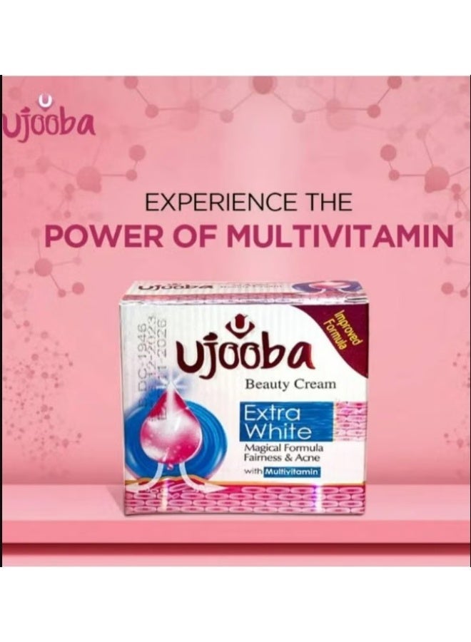 Ujooba Extra White Multivitamin Brightening Beauty White Face Cream – Hydrating & Skin Tone Care - Image 3