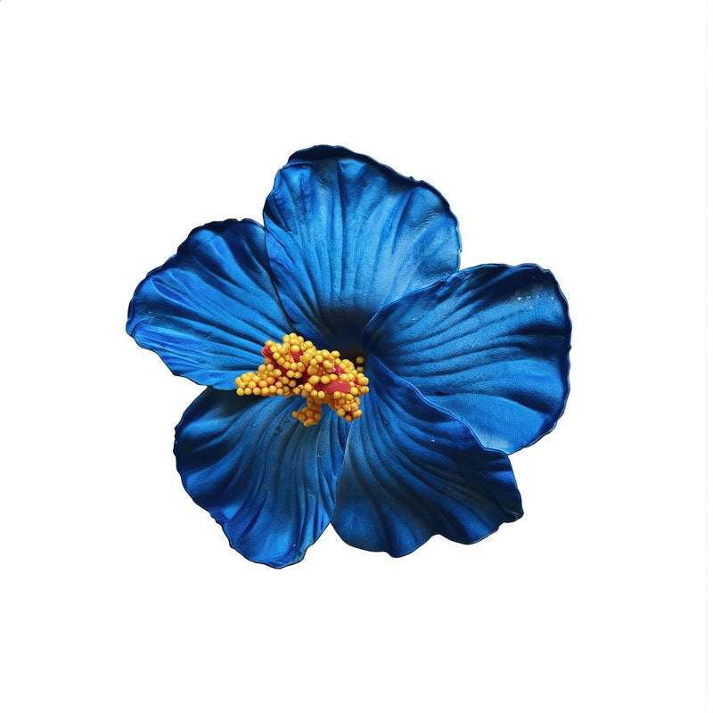 Hibiscus Flower Hair Clip No Pain No Tangle No Hair Damage Comfortable Hair Accessory - Image 1