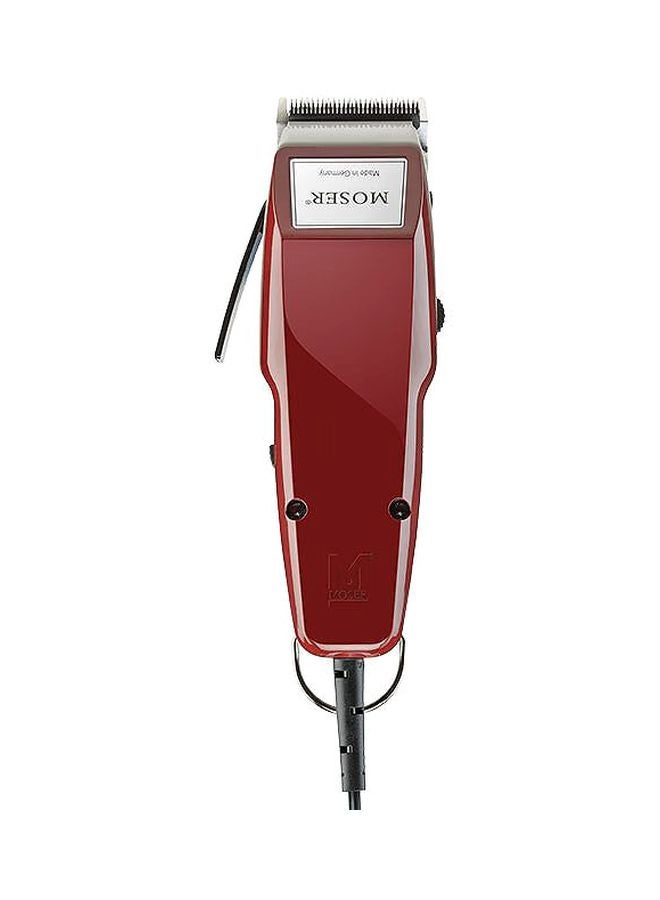 MOSER International Version Corded Trimmer Red/Silver 175x69x50mm Red/Silver - Image 3