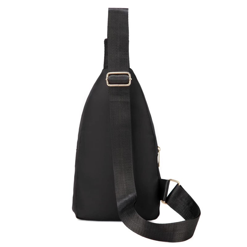 AOSTIHOT Small Sling Backpack for Women, Chest Bag Daypack Crossbody for Travel Sport Running Hiking Black - Image 5
