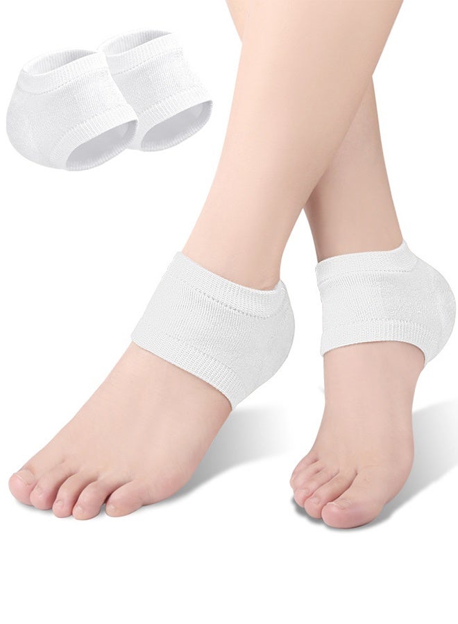 Anti-chapping gel-lined heel socks, 4 pairs - Image 5