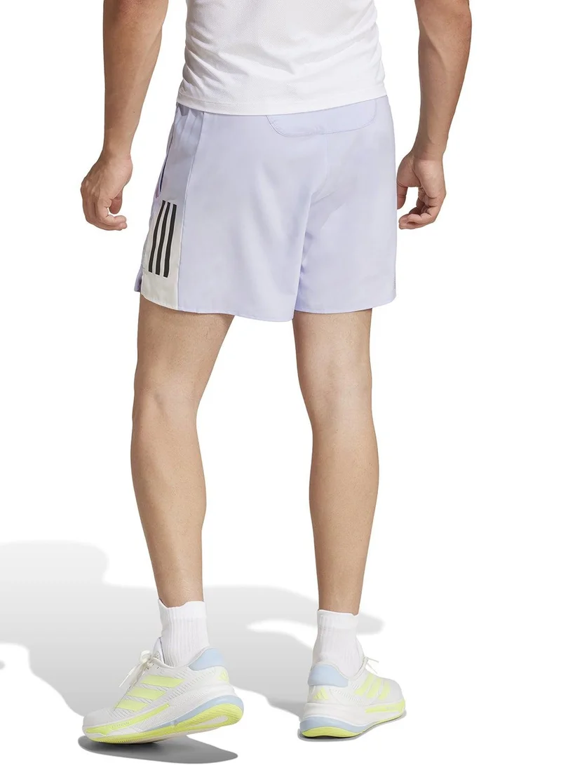 adidas شورت جري أديداس للرجال - بنفسجي