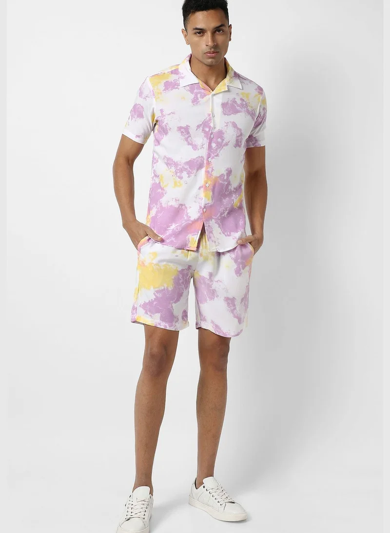 Campus Sutra Men's Printed Co-Ords Set