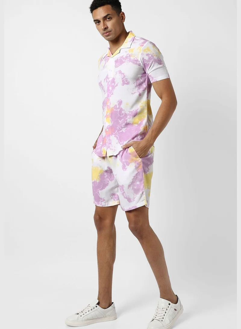 Campus Sutra Men's Printed Co-Ords Set