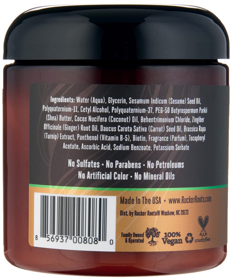Rucker Roots Define & Stretch Curl Custard |For Thick, Coily, Shrinkage Prone Hair| Wash & Go| Twist Outs| Natural Styles|Defines Curls| Moisturizes Strands| Stretches Tight Curls - Image 4