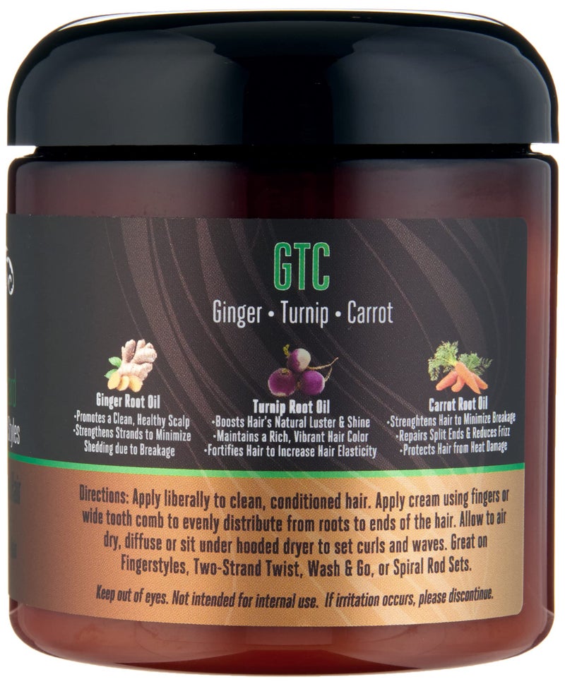 Rucker Roots Define & Stretch Curl Custard |For Thick, Coily, Shrinkage Prone Hair| Wash & Go| Twist Outs| Natural Styles|Defines Curls| Moisturizes Strands| Stretches Tight Curls - Image 2