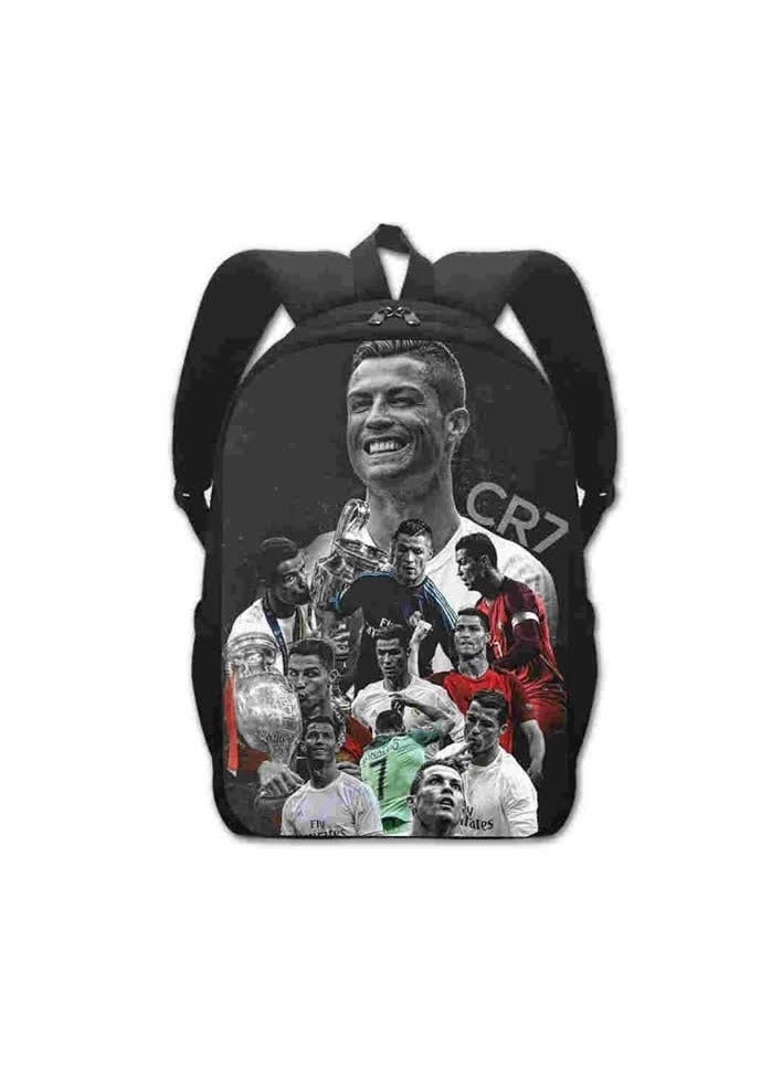 C7 schoolbag football Cristiano Ronaldo 141617-inch primary school kindergarten backpack one-piece system,H-Special offer real 16-inch single layer weighing 270g 