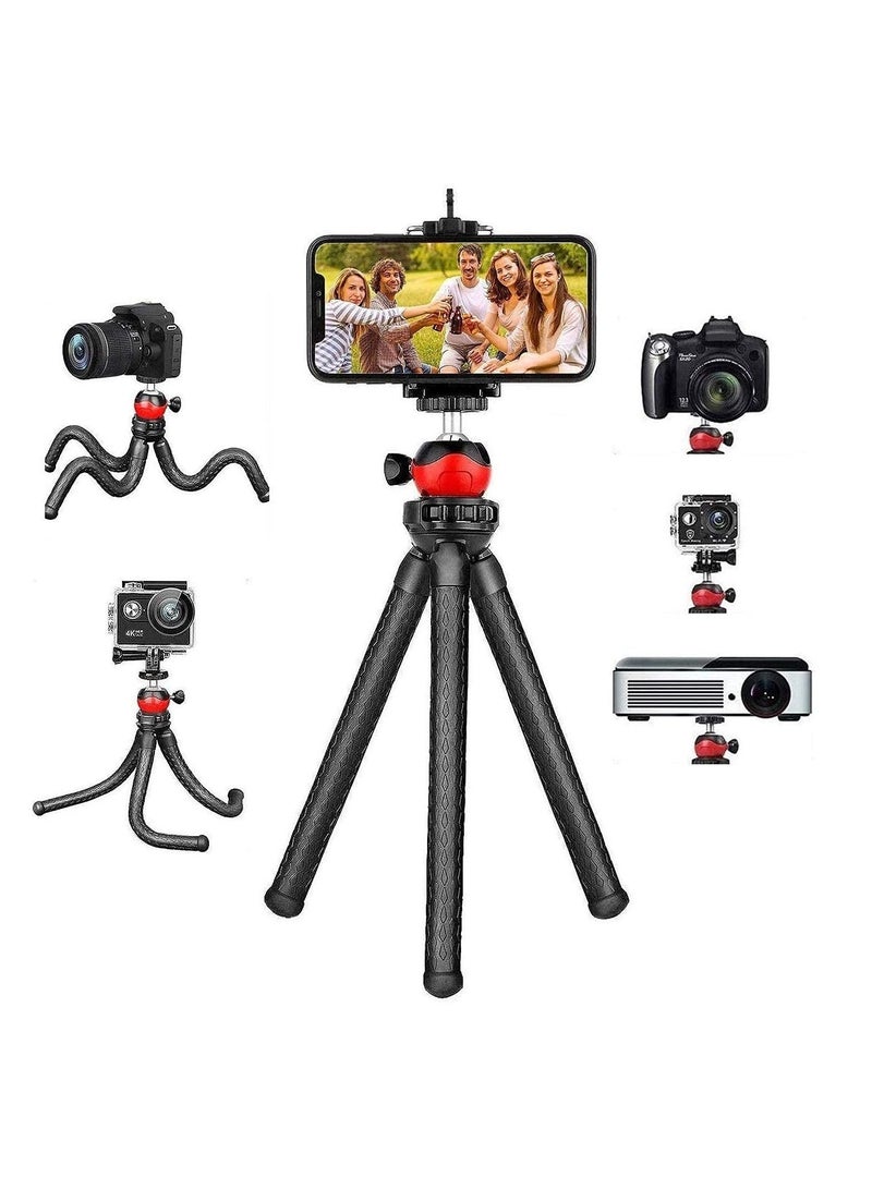 Flexible Gorillapod Tripod with 360° Rotating Ball Head Tripod for All DSLR Cameras(Max Load 1.5 kgs) & Mobile Phones + Free Heavy Duty Mobile Holder  - Image 2