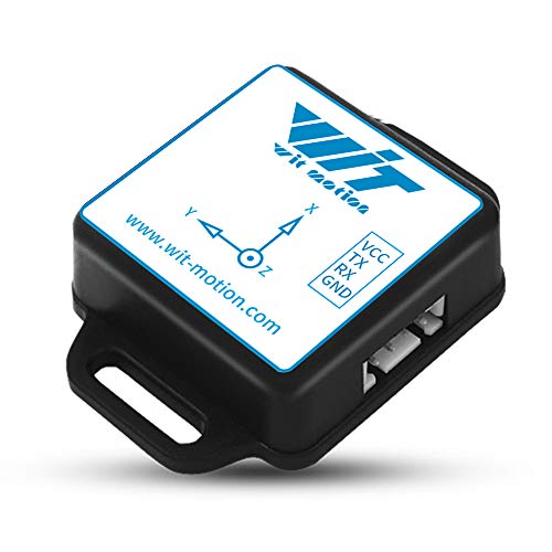 WITMOTION 【WT901C-232 9-Axis Vibration Inclinometer】 High-Stability Acceleration+Gyro+Angle (XY 0.05° Accuracy)+Digital Compass, Triaxial MPU9250 Gyroscope Sensor【Kalman Filtering】 for Arduino, Raspberry Pi - Image 1