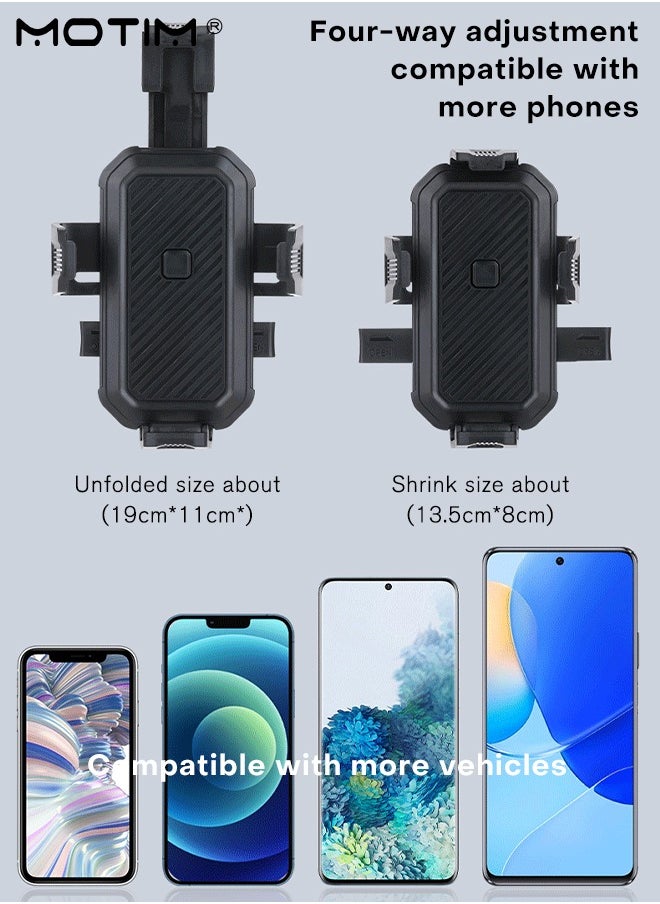 Motim Phone Holder for Bike and Motorcycle, 360 Rotating Phone Mount, Adjustable Bicycle/Motorcycle Phone Mount Handlebar Clamp for Handlebar, Universal Fits Most Phones  - Image 4
