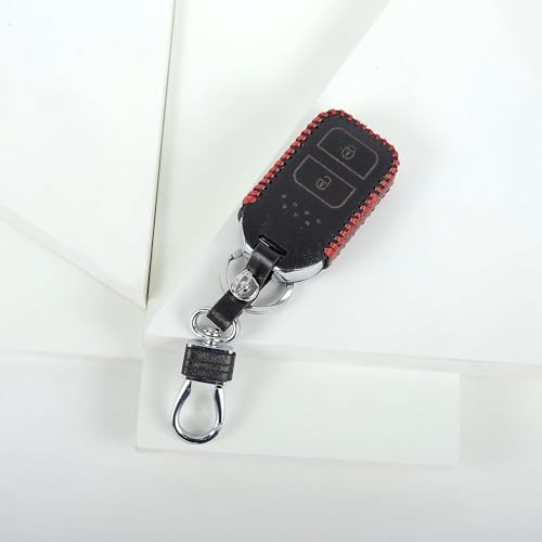 Aliens World Leather Car Smart Key Cover Case for Honda Accord, Jazz, H.City, BR - V, CR - V, WR - V, Civic(Black) - Image 2