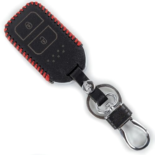 Aliens World Leather Car Smart Key Cover Case for Honda Accord, Jazz, H.City, BR - V, CR - V, WR - V, Civic(Black) - Image 4