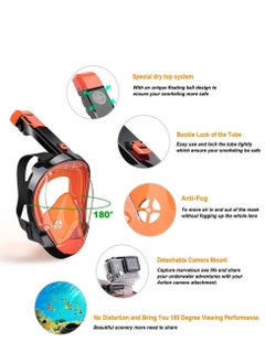 Full face Snorkeling mask with New Safety Breathing System and Camera Stand with 180-degree Panoramic View (Orange) - pzsku/ZC7AD0470DEFDC622E1DEZ/45/_/1739749437/c81d513e-0091-4cde-8091-6bd37d97c5d4