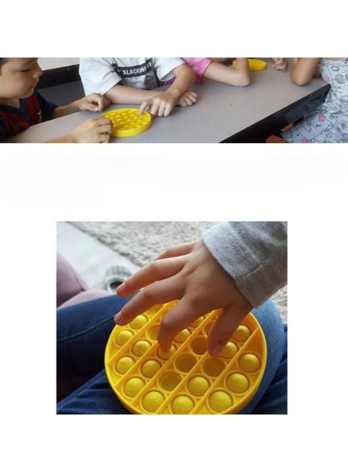 AROAQ Push Pop Bubble Sensory Fidget Toy, Stress Relieve Sensory Decompression Toys, Portable Pressure Silicone Squeeze Sensory Toys For Kids And Adults, (square purple) - Image 3