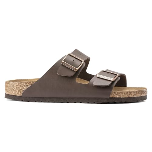 BIRKENSTOCK صنادل بيركنستوك النسائية أريزونا بيركو-فلور بني داكن - 46 R EU (US Men EU's 13-13.5) - Image 4