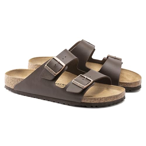 BIRKENSTOCK صنادل بيركنستوك النسائية أريزونا بيركو-فلور بني داكن - 46 R EU (US Men EU's 13-13.5) - Image 3
