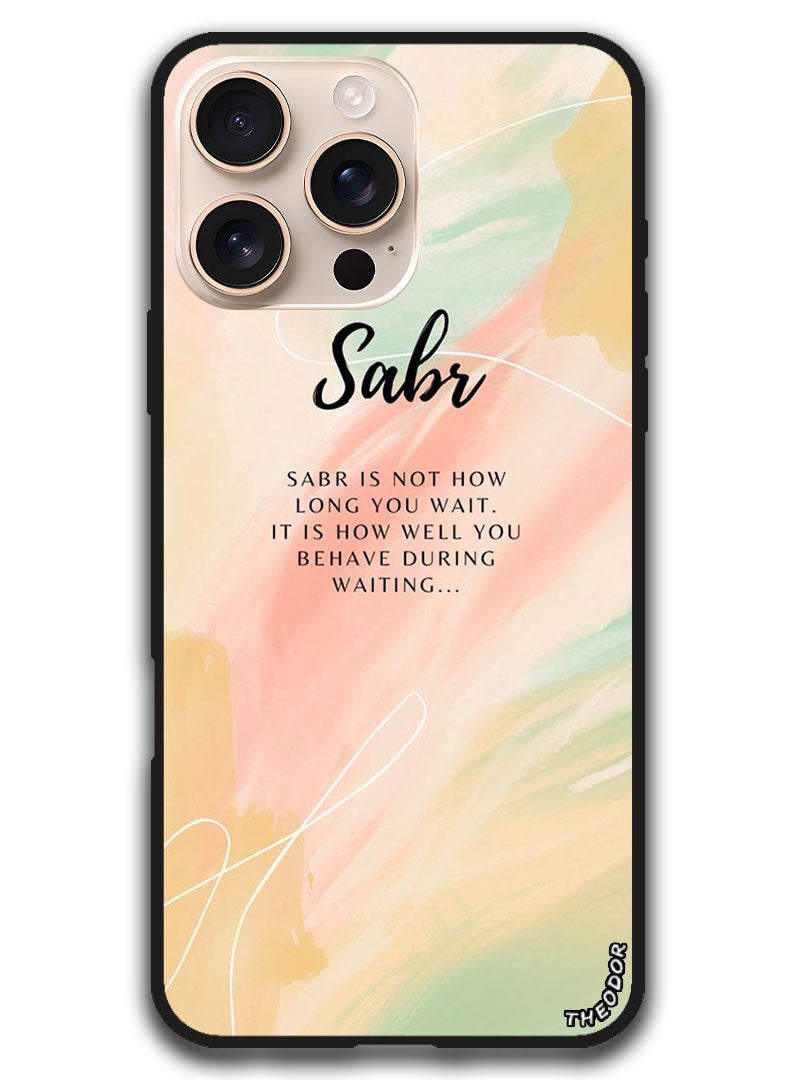 Theodor Protective Case Anti Scratch Shock Proof Bumper Cover For iPhone 16 Pro Max (6.9)-inch Sabr (2) - Image 1