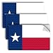 Venicor 3PC Reflective Texas Sticker 5x3 Inches Texas Decals for Car Jeep Truck Logo Lone Star Nation USA American Flag Sticker Window Bumper - Image 2