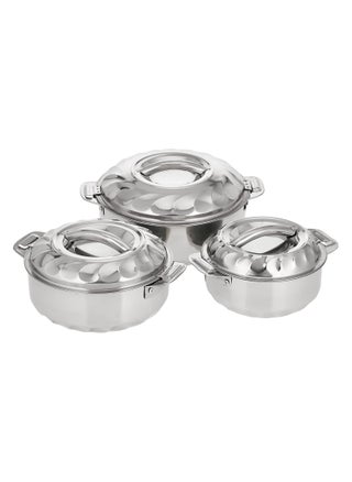 Stainless Steel Casserole Lightweight Easy to Handle Hotpot with Lid 3Pc Set 1.0L, 1.5L, 2.5L - pzsku/ZC7AD3CD53787238BE0C6Z/45/1746229952/50a27aaf-e53e-44eb-a5ac-0ec00f3919a6