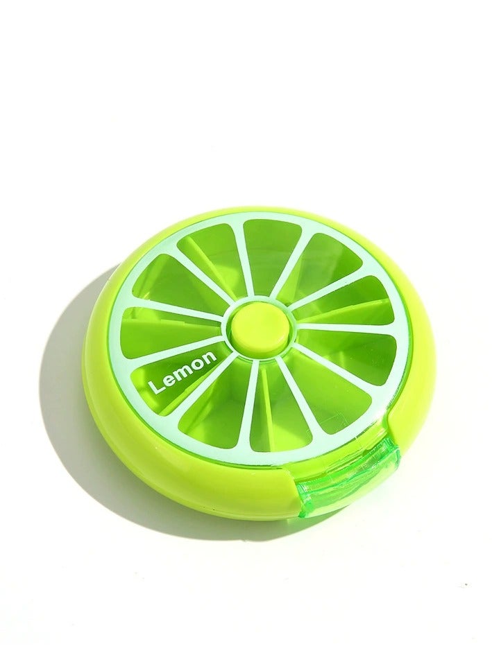 Daily Pill Organizer, 7 Compartments Portable Pill Case, Pill Box to Hold Vitamins, Cod Liver Oil - Image 1