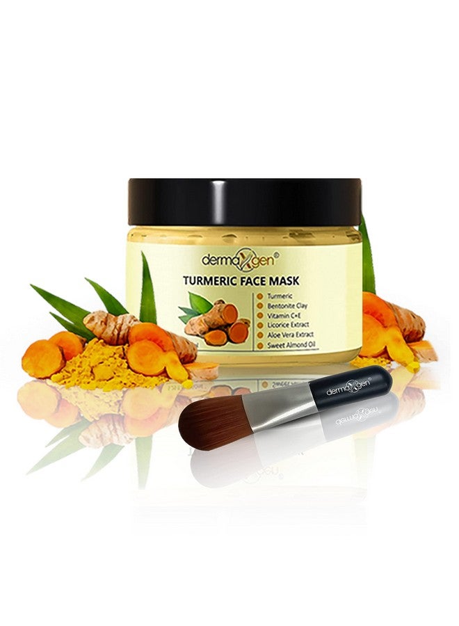dermaxgen Organic Turmeric Face Mask Detox Clay For Clear Radiant Skin Acne & Scars Reduction Healing Clay Pore Cleansing Facial Mask Improve Skin Tone And Texture Allnatural 5.29Fl Oz - Image 1