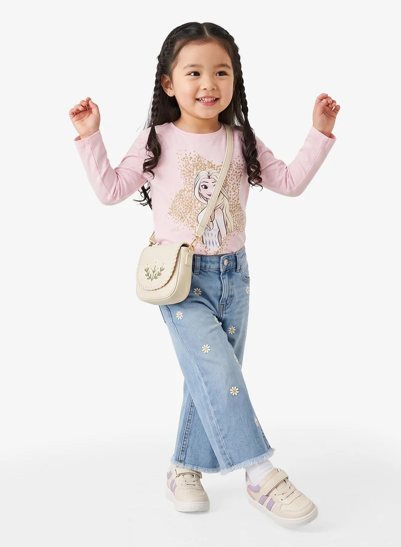 Name It  Kids Frozen Crew Neck T-Shirt for Women | Best Price UAE