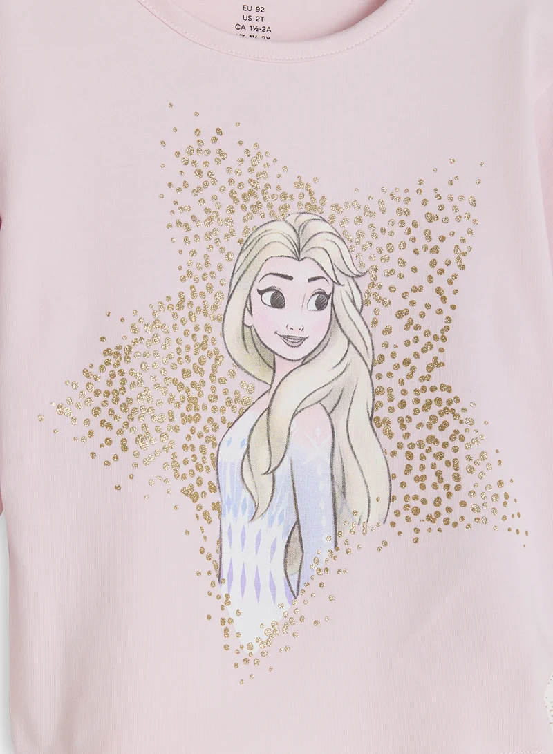 Name It  Kids Frozen Crew Neck T-Shirt for Women | Best Price UAE