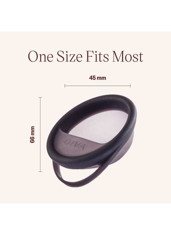 DivaCup - Diva Disc Comfortable, Reusable Menstrual Disc With Leakproof Shield Period Disc For Up To 12 Hours Of Continuous Wear 100% Medical Grade Silicone Holds 7 Tampons Of Flow One Size Fits Most - Image 1