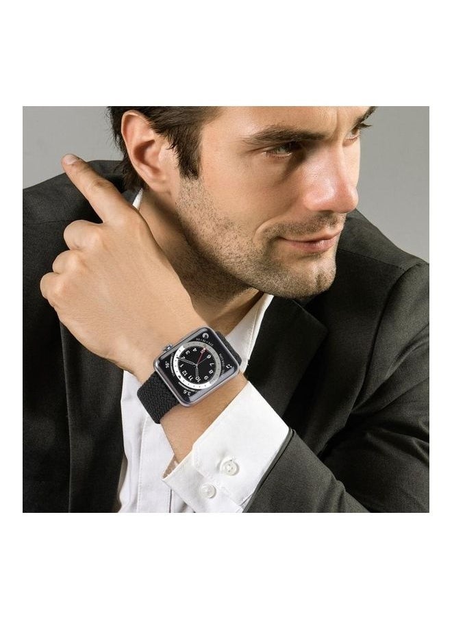 NIBEMINENT - Replacement Watchband For Apple Watch Black - Image 1