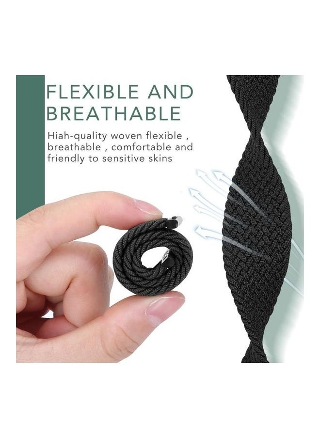 NIBEMINENT - Replacement Watchband For Apple Watch Black - Image 1