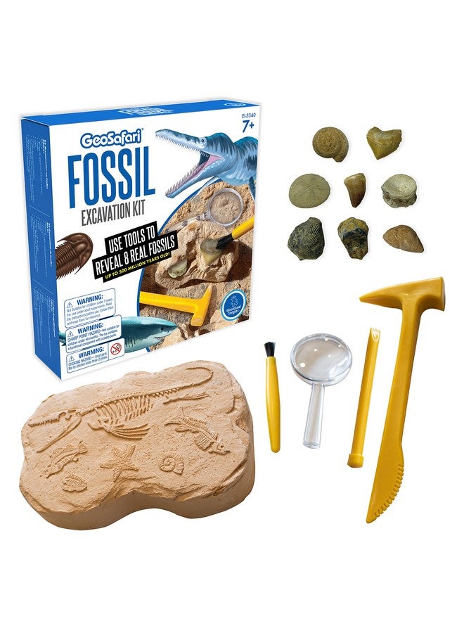 Educational Insights GeoSafari Fossil Excavation Kit, Kids Science Kit, Dinosaur Science Toy, Ages 7+ - Image 1