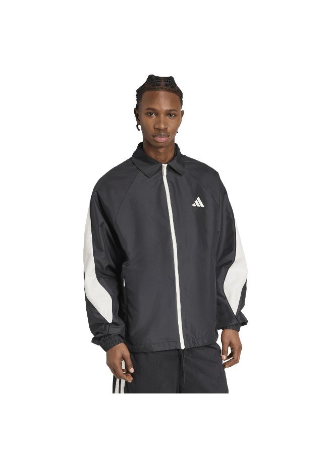 Adidas M Sta Seas Tt Black Training Track Tops For Men XS - Image 4