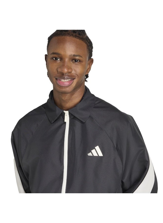 Adidas M Sta Seas Tt Black Training Track Tops For Men XS - Image 5
