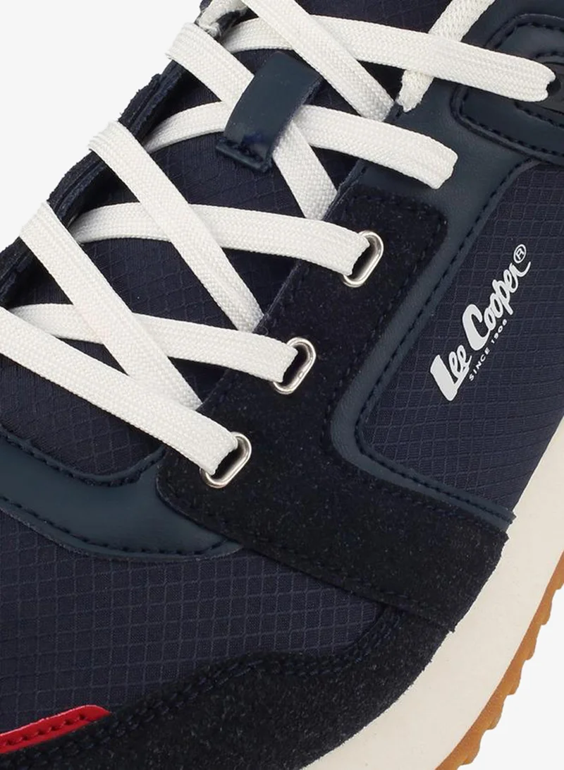 Lee Cooper NAVY Men Panelled Lace-Up Sneakers for Men | Best Price UAE