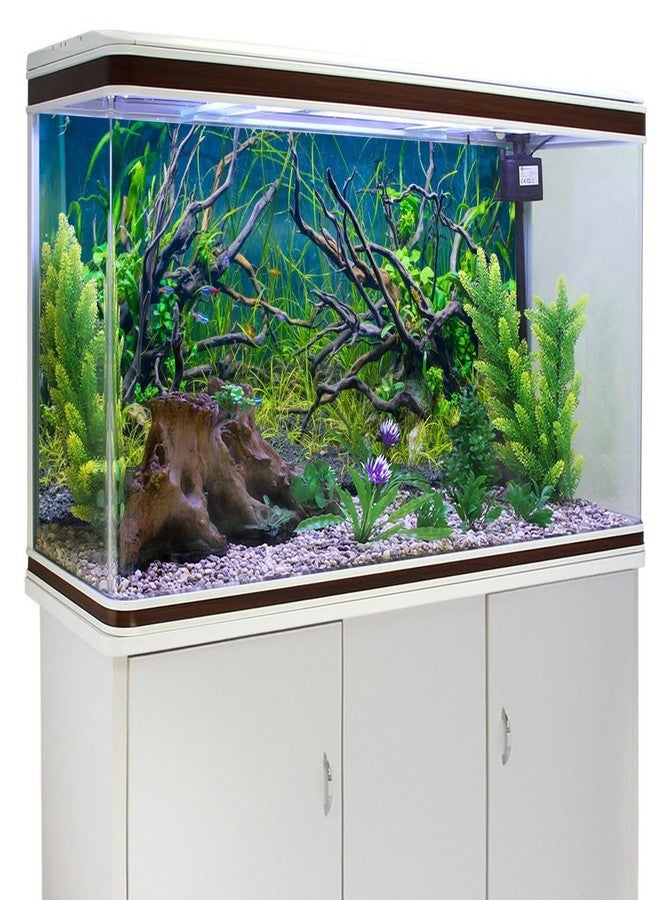 AWERT 72x24 inches Tropical Fish Tank Background River Bed & Lake Aquatic Plant Undersea Tree Branch Aquarium Background Vinyl - Image 3