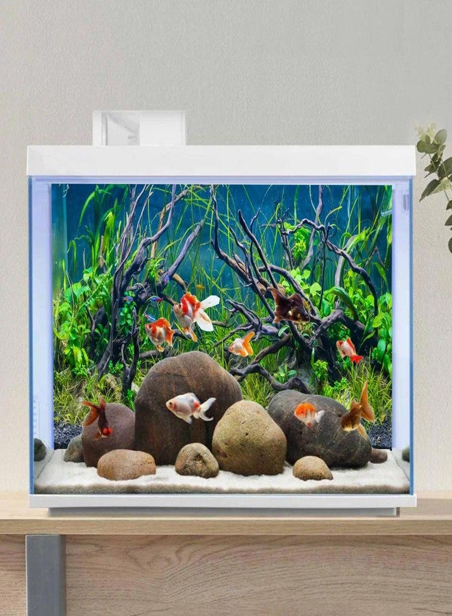 AWERT 72x24 inches Tropical Fish Tank Background River Bed & Lake Aquatic Plant Undersea Tree Branch Aquarium Background Vinyl - Image 4