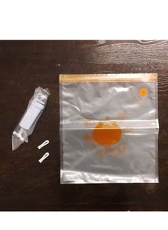 Generic Set of 10 pcs Vacuum Food Sealer Ziplock Bag With Hand Pump and Sealing Clips  - Image 2