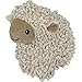 Pet Lou Petlou Durable Natural Nubby Plush Dog Toys with Squeaker and Crinkle Paper in MultiSize Natural Lamb 8 Inch - Image 3